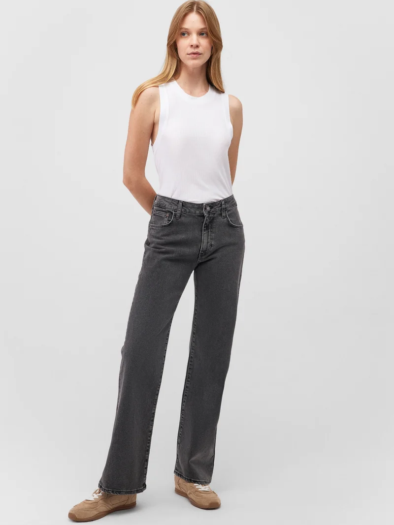MAVI - IBIZA, Loose Straight, Mid-Waist, Dark Smoke 90s