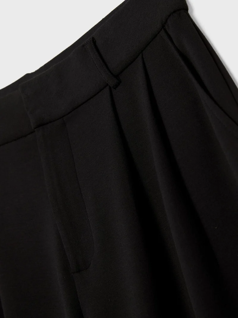 Bogilvy - LIV - Damenstoffhose mit weichem Griff, Mid-Waist, Black