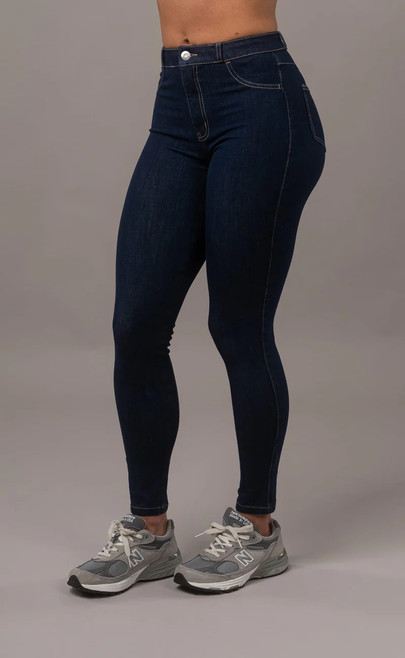 Womens 360 High Waisted Fitjeans - Rinse Blue