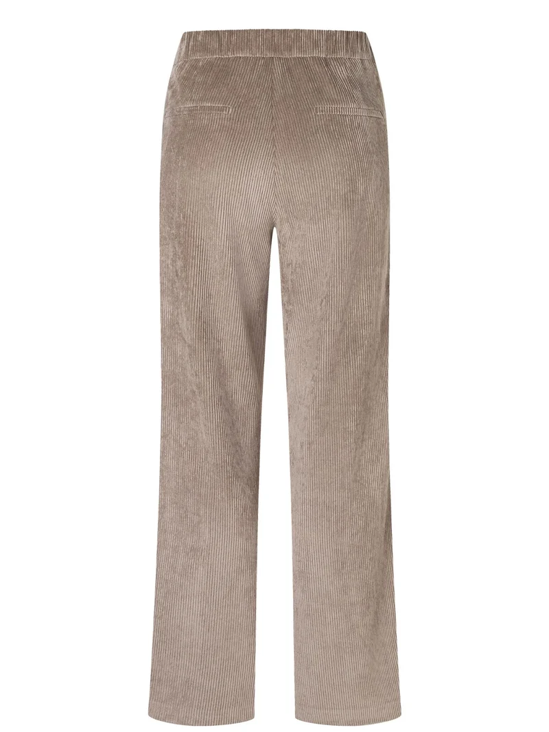 MAC JEANS - CHIARA, Fluid Corduroy, Wide Leg, , Regular Waist, Oxide Brown