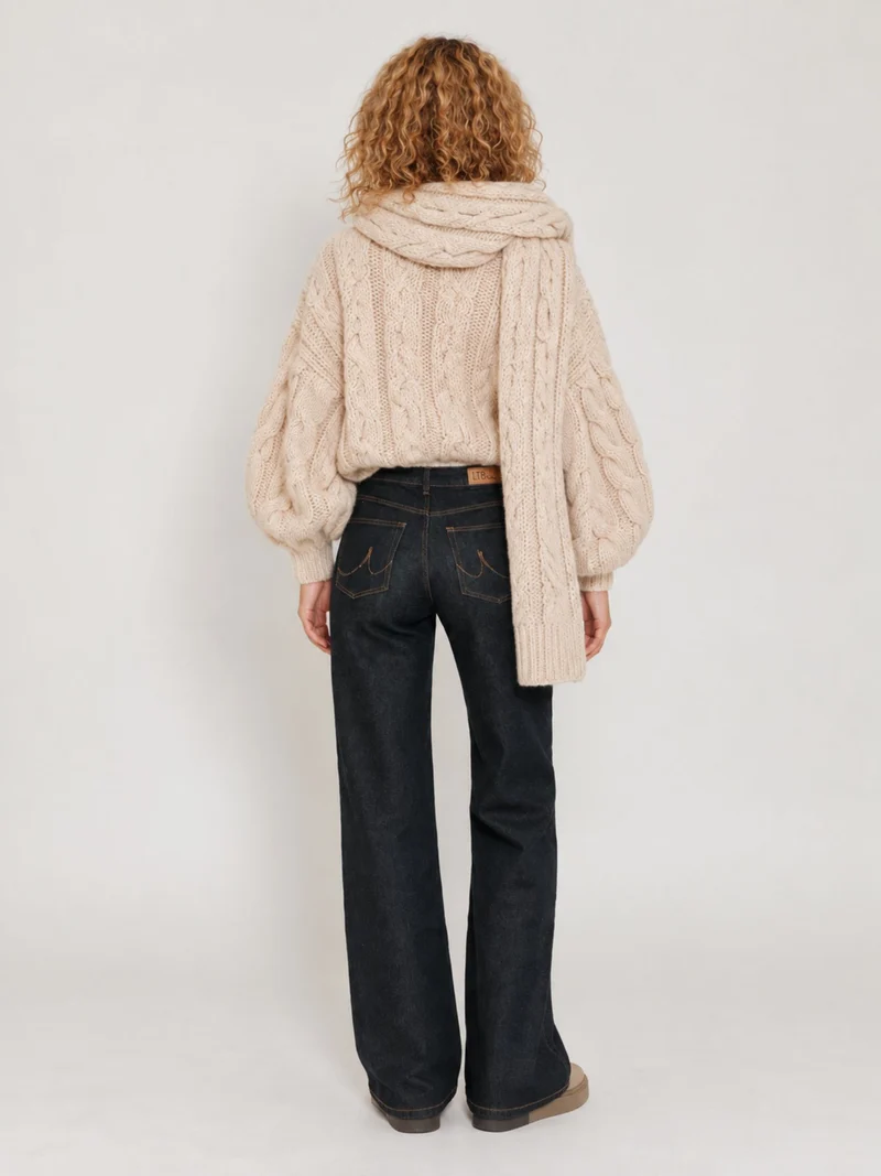 LTB - ENORA L, Straight Leg, Mid Waist, Rinsed Wash