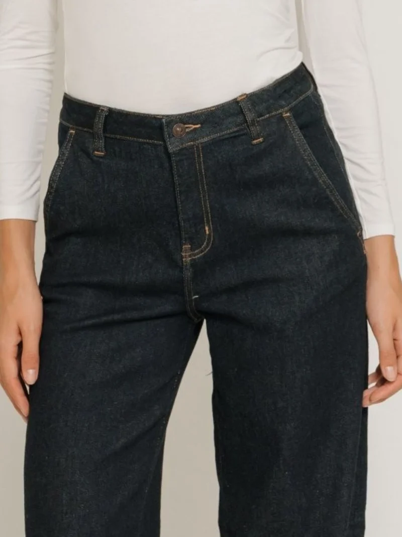 LTB - ILIANA, Chino Jeans, Mid Waist, Wide Leg, Rinsed Wash