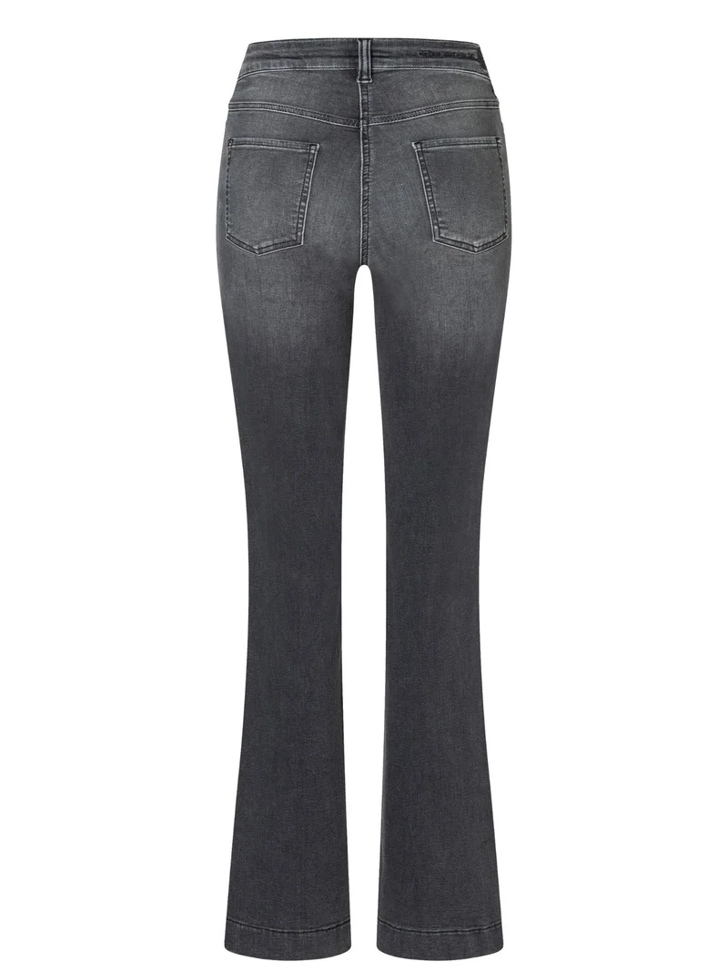 MAC - DREAM BOOT, Mid Waist, Mega flex Denim Bootcut Jeans, Soft Grey Authentic