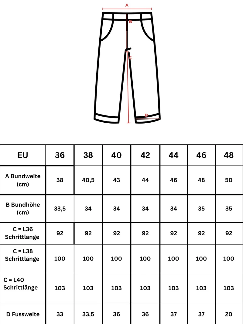 Bogilvy - LIV - Damenstoffhose mit weichem Griff, Mid-Waist, Black