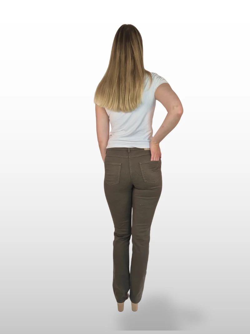 MAC - MELANIE, Straight Fit, High-Waist, Olive Night