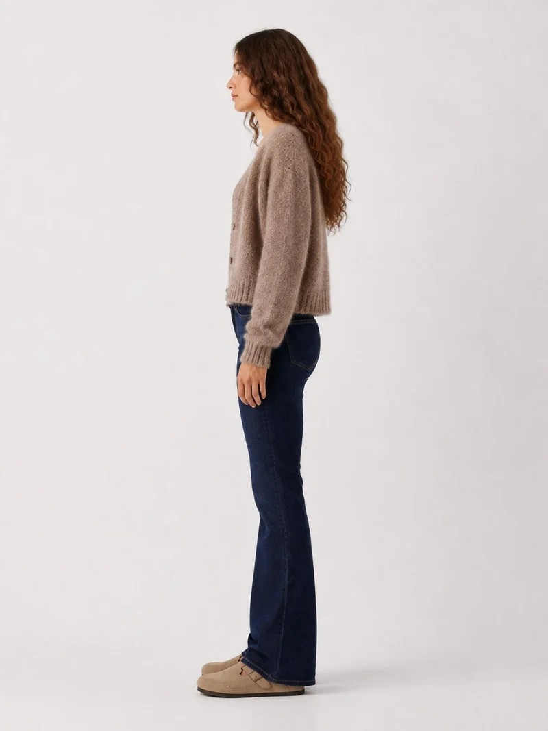 MAVI - Bella, Mid-Waist, Slim Bootcut, Rinse Str