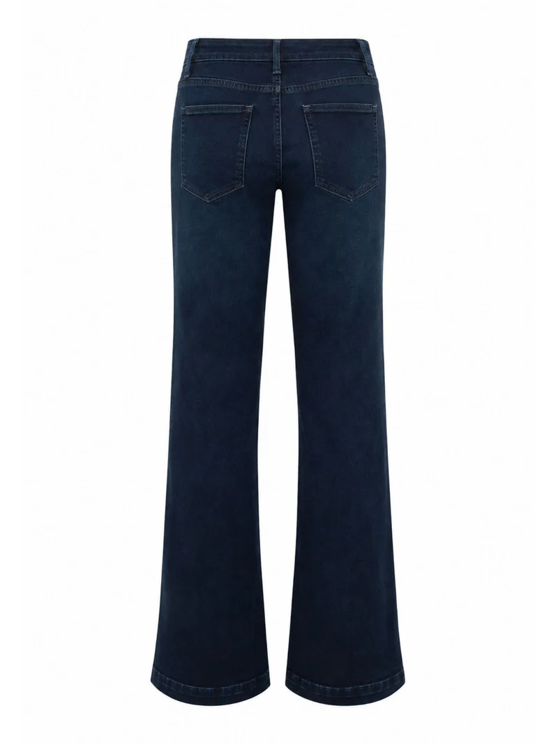 MAVI - VIVECA CHINO JEANS - CHINO WIDE, Mid Waist, Ink Denim