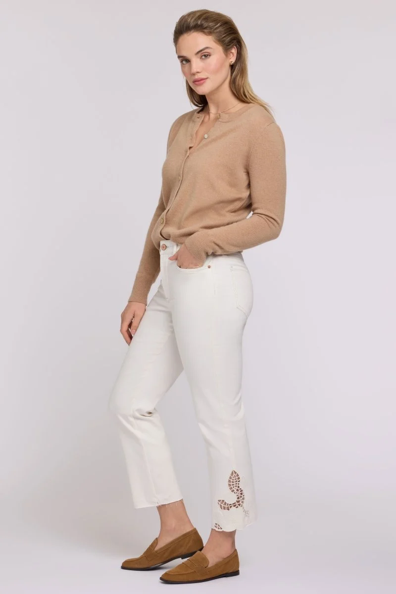 Marilyn Straight Ankle Jeans | Vintage White