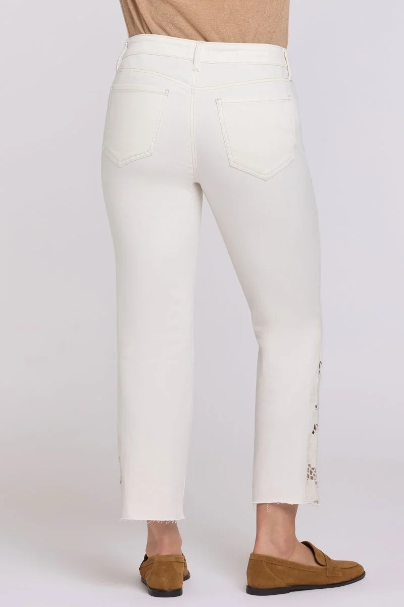 Marilyn Straight Ankle Jeans | Vintage White