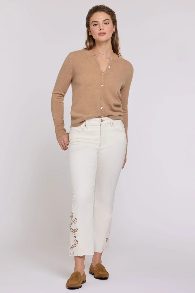 Marilyn Straight Ankle Jeans | Vintage White