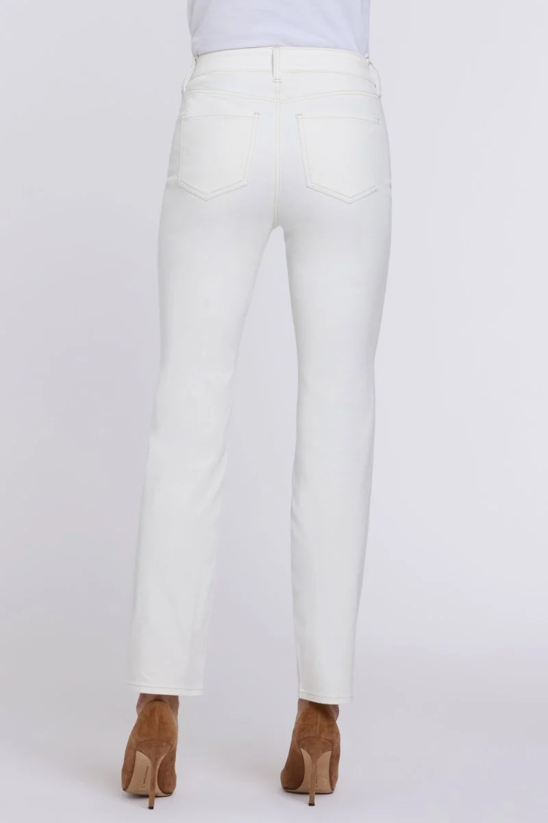 Sheri Slim Straight Jeans | Vintage White