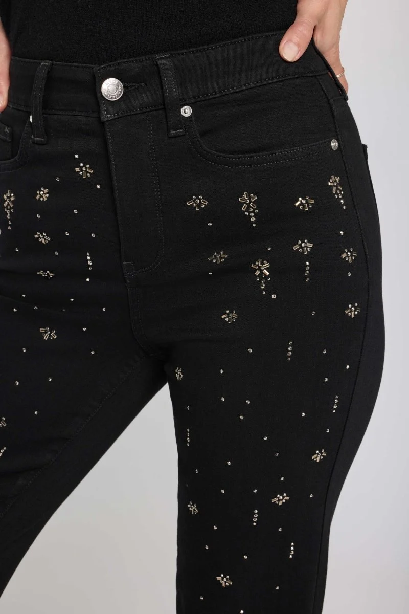 Marilyn Straight Jeans in Sure Stretch® Denim | Black Rinse