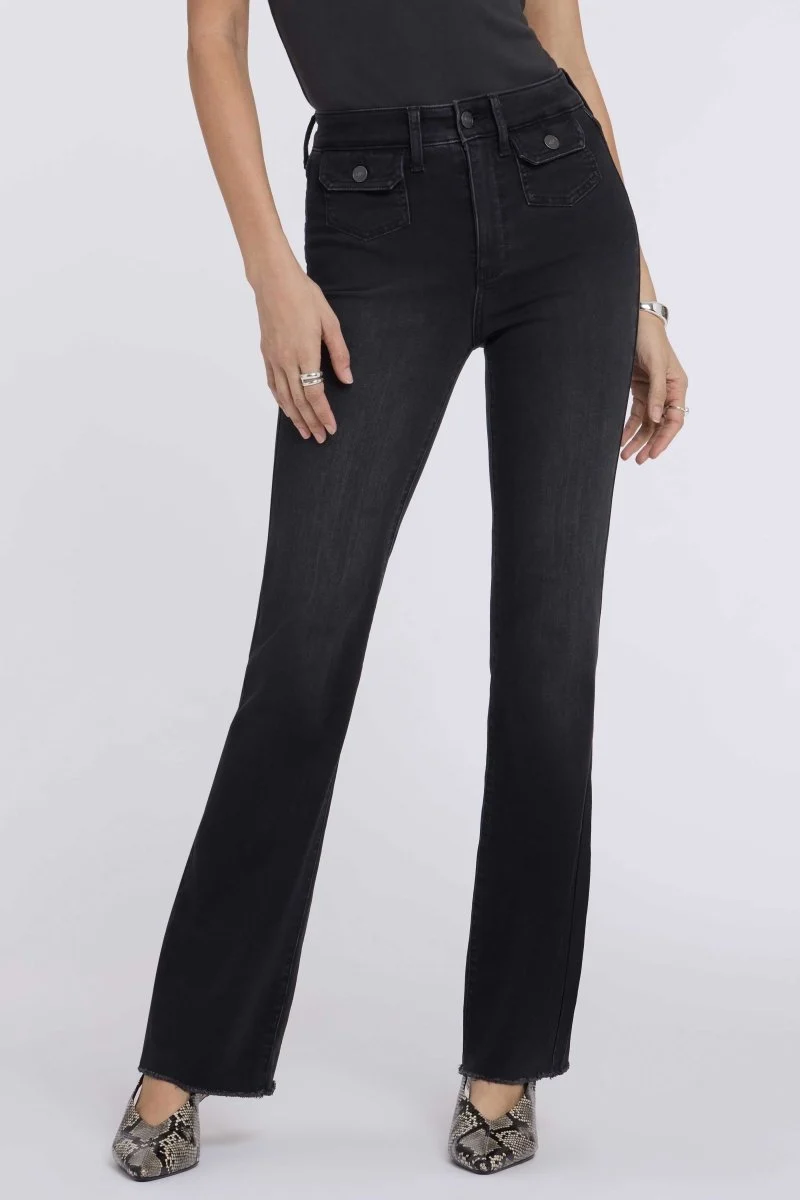 Barbara Bootcut Jeans aus Sure Stretch® Denim mit High Waist | Helleborus