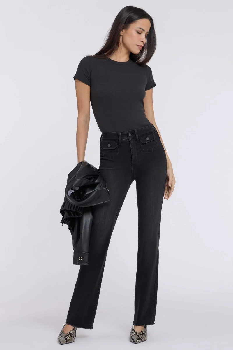 Barbara Bootcut Jeans aus Sure Stretch® Denim mit High Waist | Helleborus