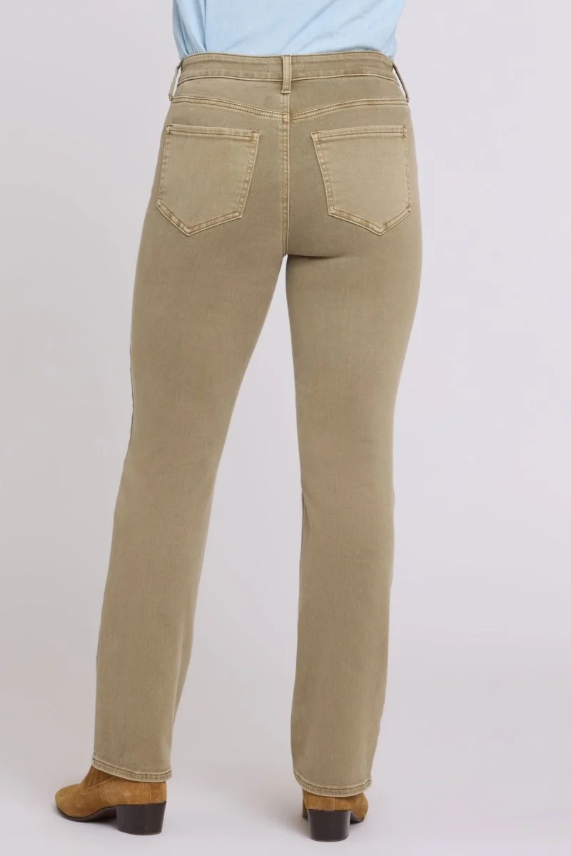 Marilyn Straight Jeans mit High Waist | Retro Travertine
