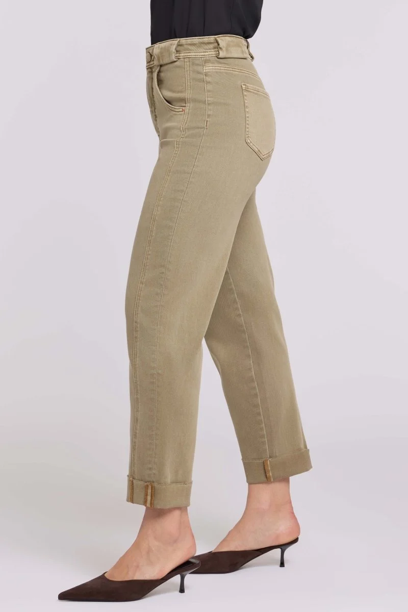Kasey Stovepipe 7/8-Jeans mit Extra High Waist | Retro Travertine