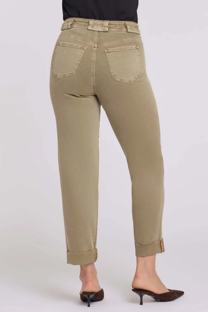 Kasey Stovepipe 7/8-Jeans mit Extra High Waist | Retro Travertine