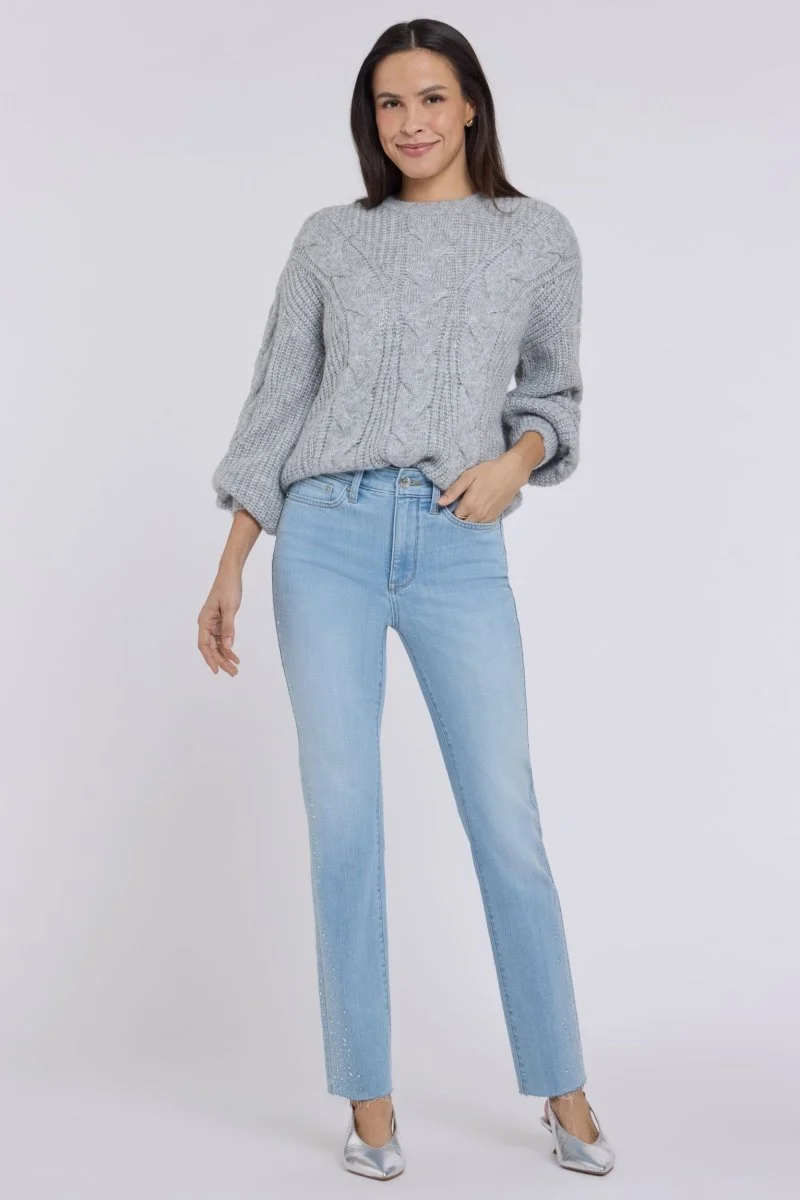 Sheri Slim Straight Jeans mit High Waist | Alyssum
