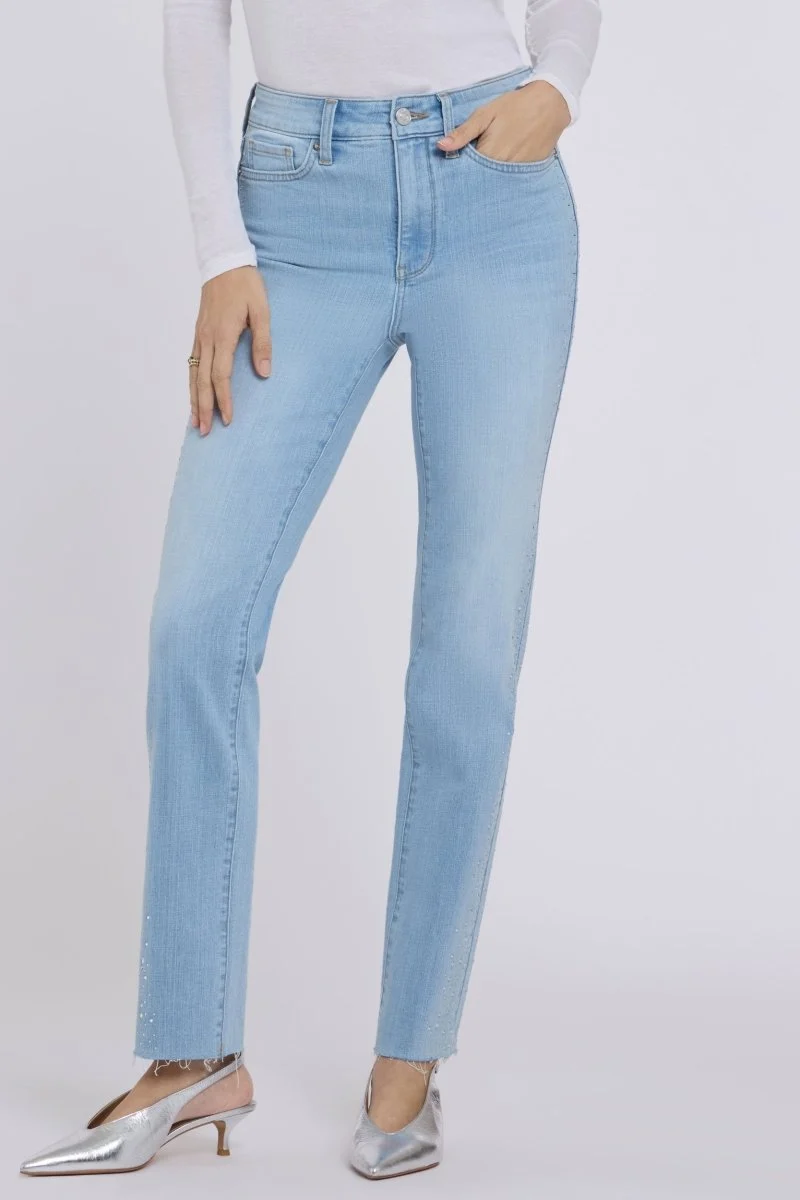 Sheri Slim Straight Jeans mit High Waist | Alyssum