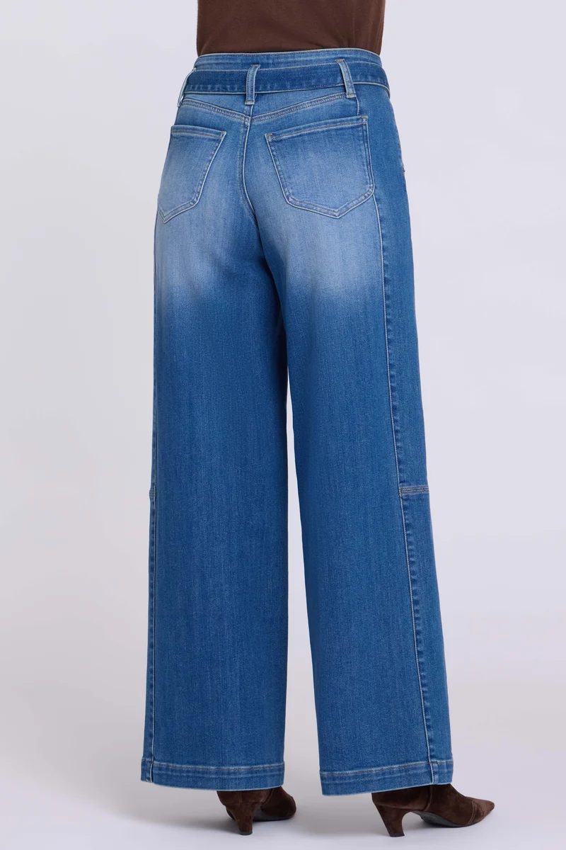 Gracie Wide Leg Jeans mit High Waist | Agave