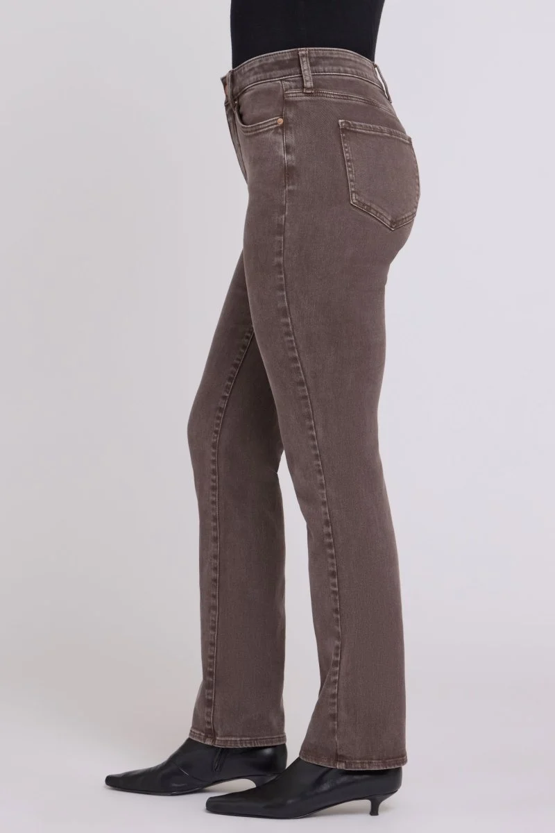 Marilyn Straight Jeans mit High Waist | Retro Espresso