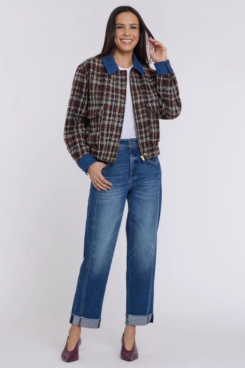 Kasey Stovepipe 7/8-Jeans mit Extra High Waist | Anthurium