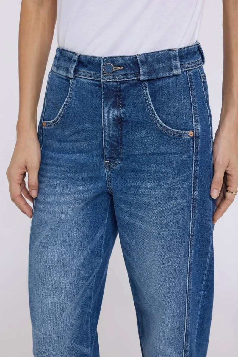 Kasey Stovepipe 7/8-Jeans mit Extra High Waist | Anthurium