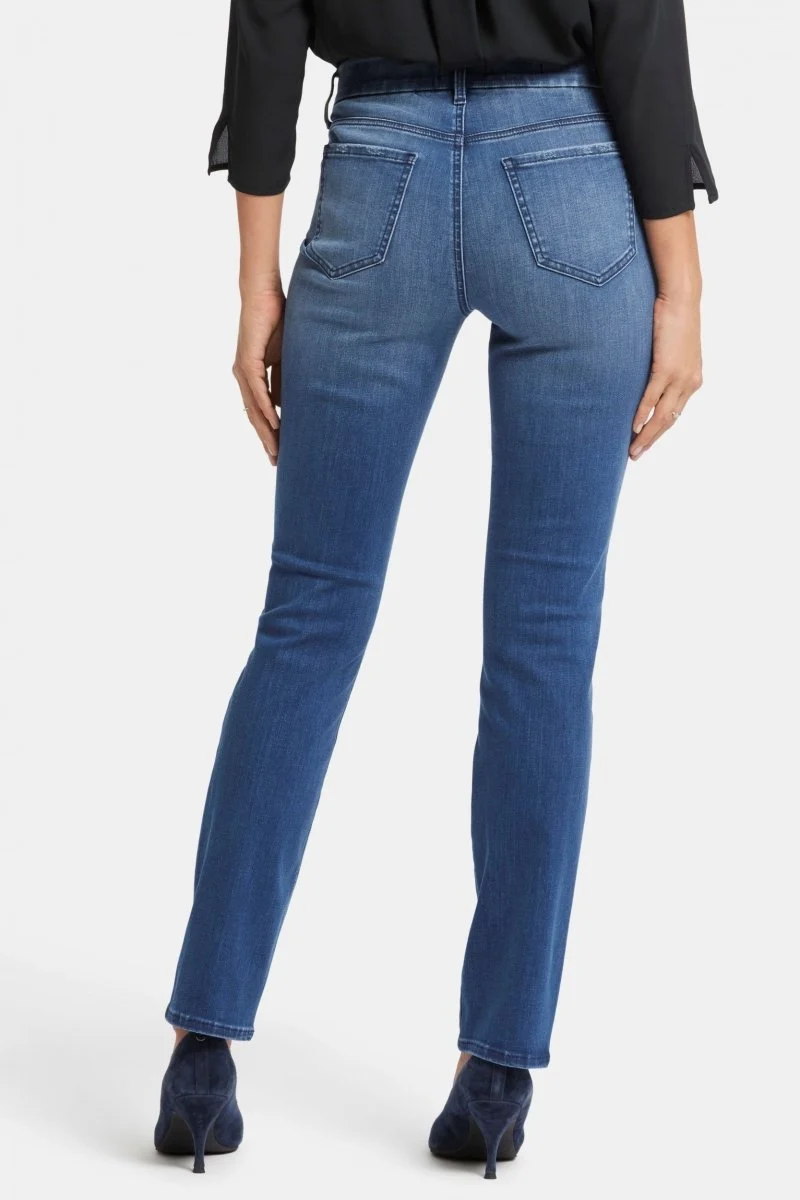 Sheri Slim Jeans Dunkelblau Waist-Match™ Denim | Cascade Wave