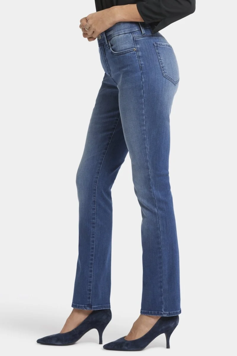 Sheri Slim Jeans Dunkelblau Waist-Match™ Denim | Cascade Wave