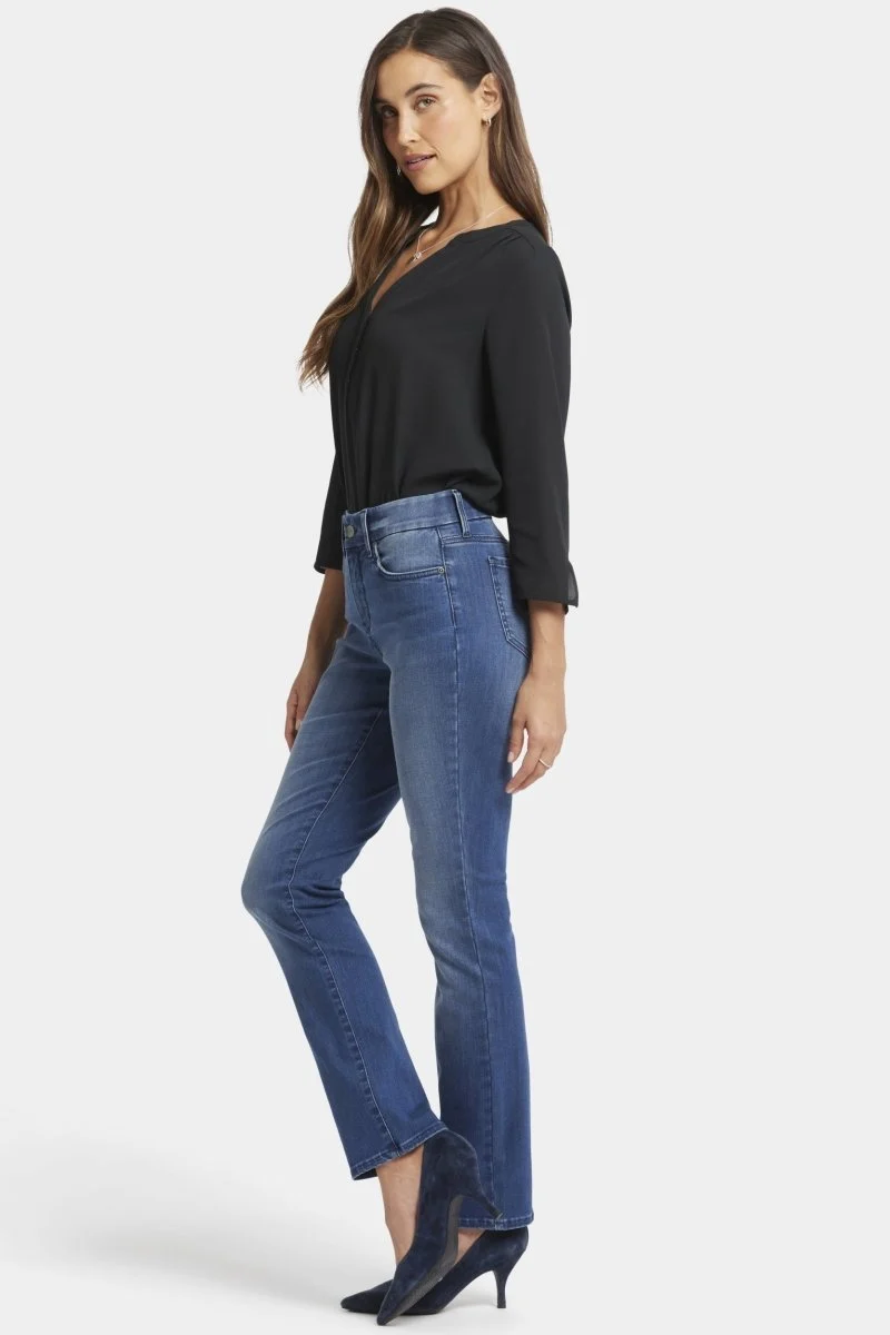 Sheri Slim Jeans Dunkelblau Waist-Match™ Denim | Cascade Wave