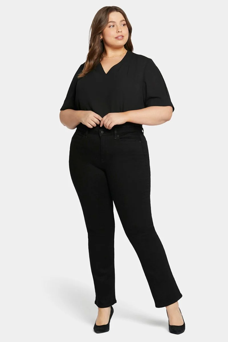 Barbara Bootcut Schwarzen Premium Denim (Plus) | Black