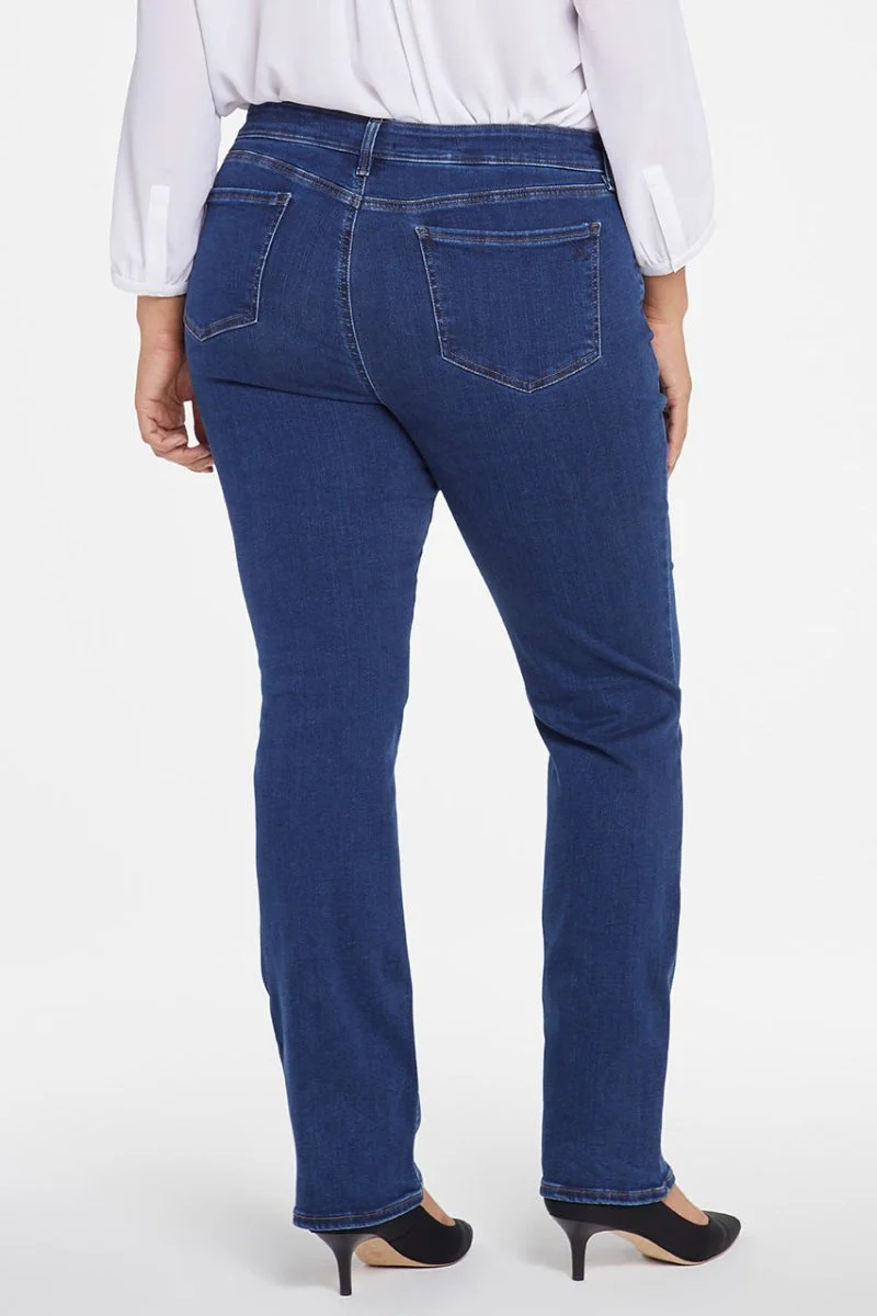 Marilyn Straight Jeans Mittelblau Premium Denim (Plus) | Quinn