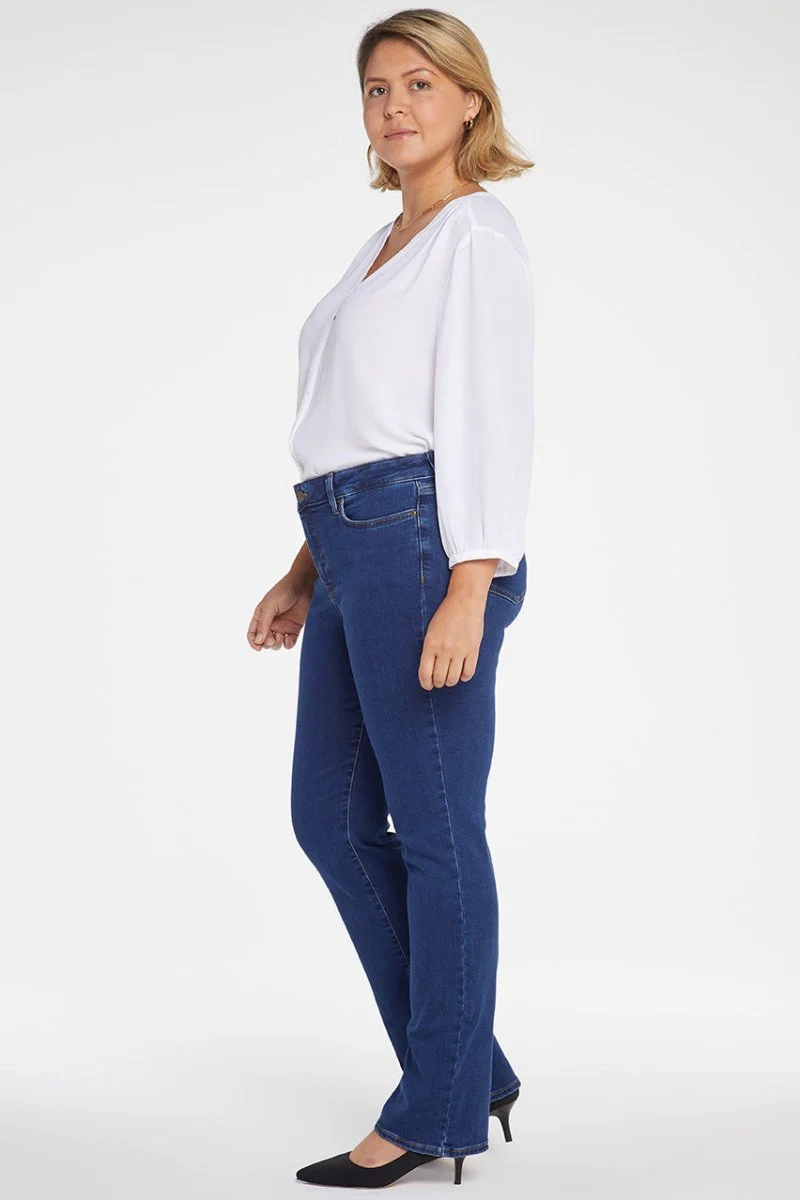 Marilyn Straight Jeans Mittelblau Premium Denim (Plus) | Quinn