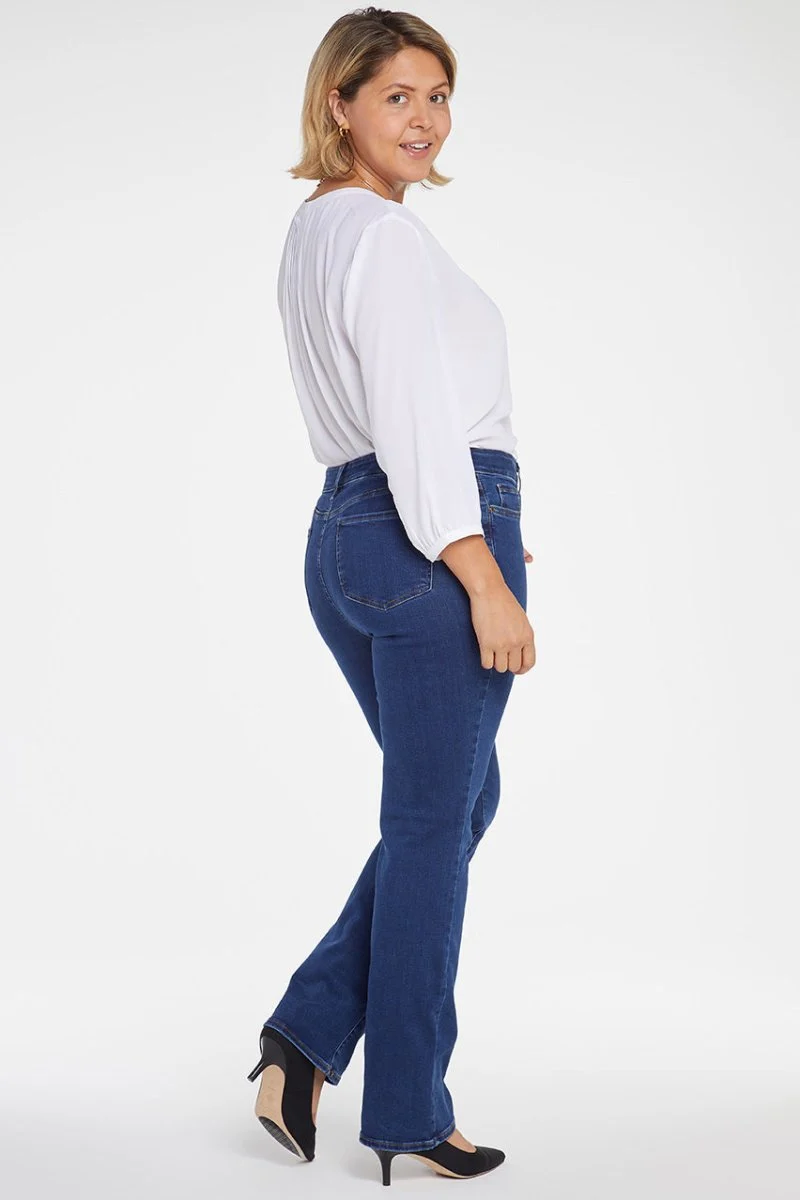 Marilyn Straight Jeans Mittelblau Premium Denim (Plus) | Quinn