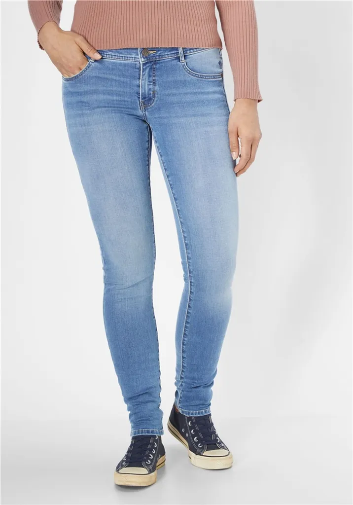 PADDOCKS - LUCY Motion & Comfort Denim, Mid Waist, Slim Fit, Blue Stone