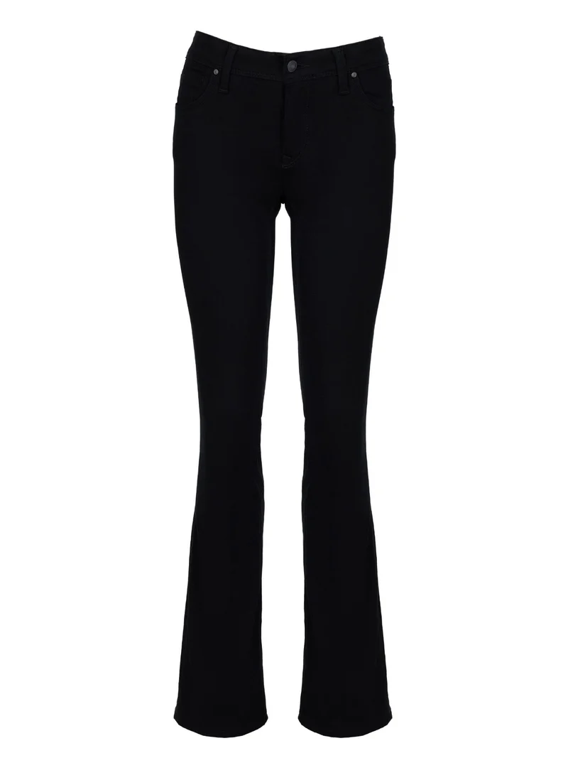MAVI - Bella, Mid-Waist, Slim Bootcut, Double Black STR