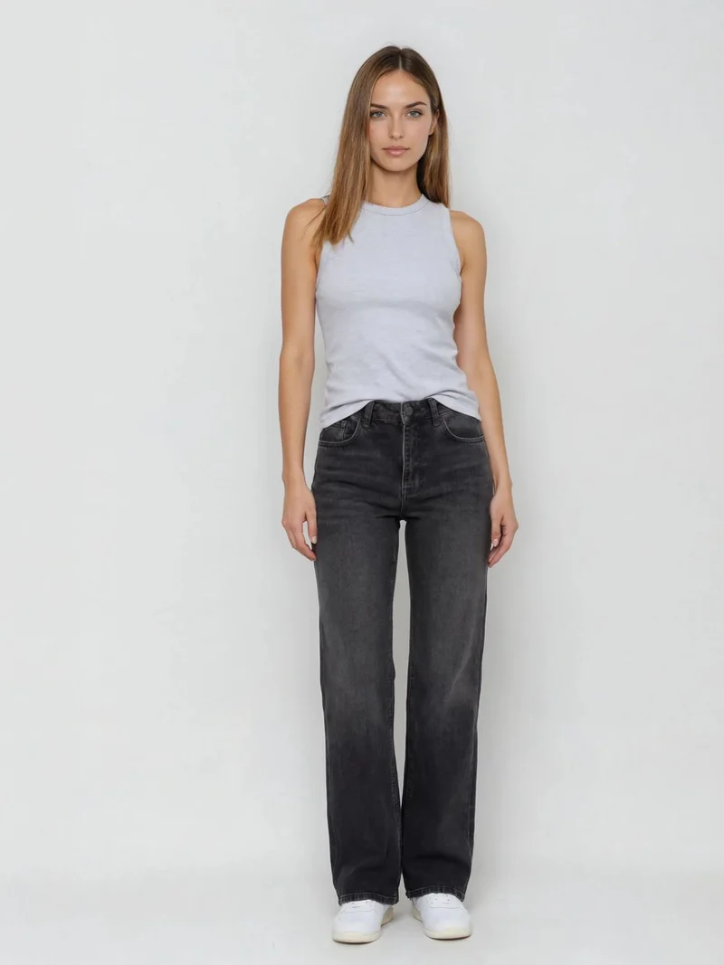 LTB - DANICA L, Wide Leg, High Waist, Oliwia Wash