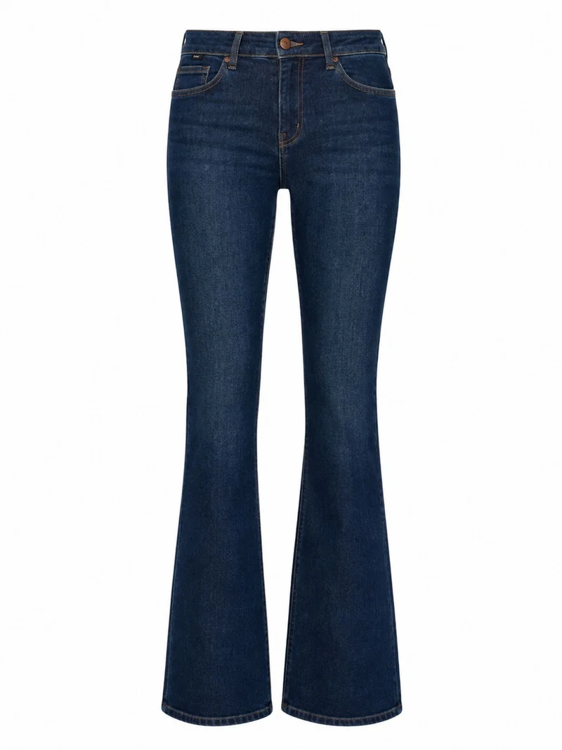 MAVI - Bella, Mid-Waist, Slim Bootcut, Dark Smokey Blue