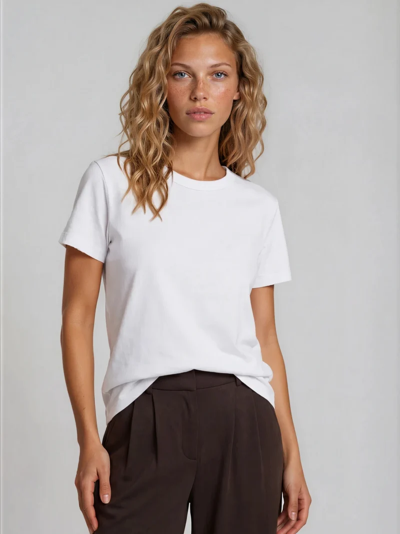 Bogilvy - LIV - Damenstoffhose mit weichem Griff, Mid-Waist, Brown