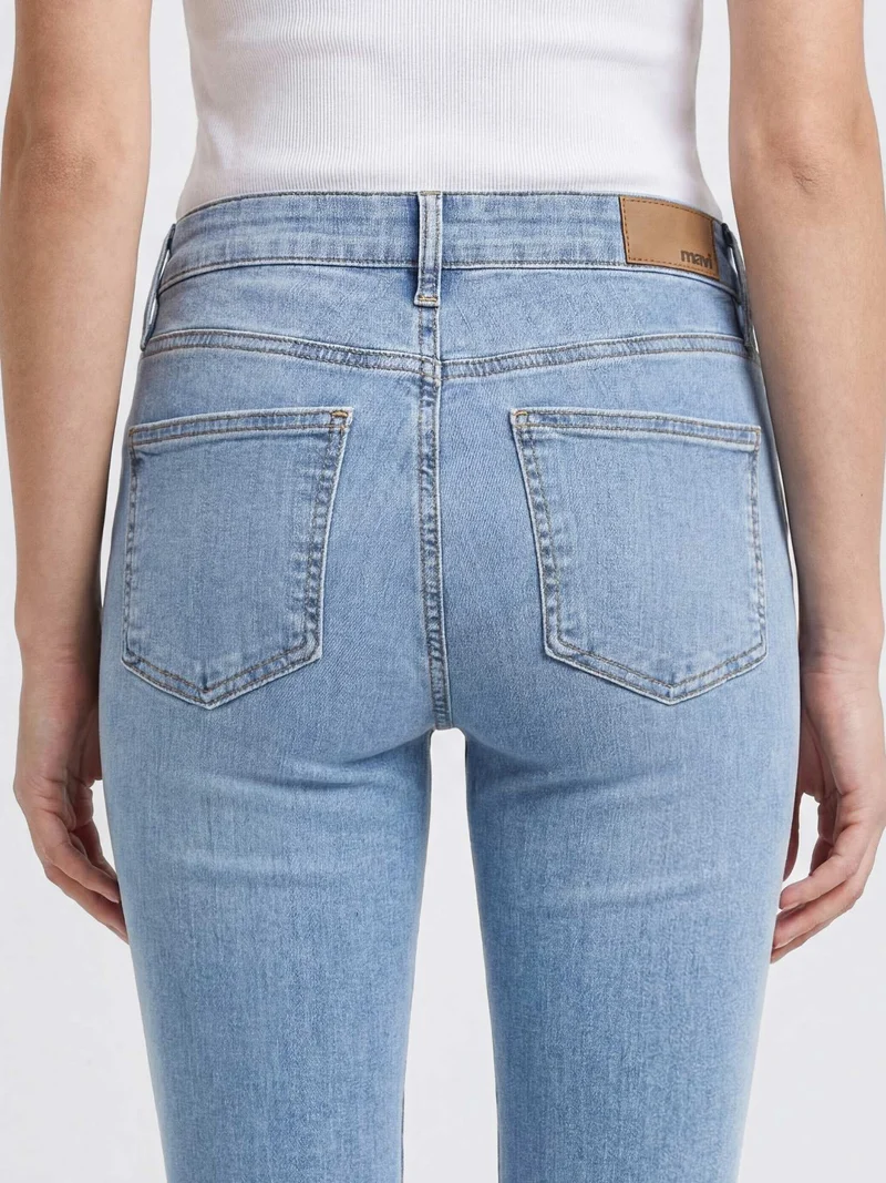 MAVI - ADRIANA, Skinny Fit, Mid-Waist, LT Brushed Str