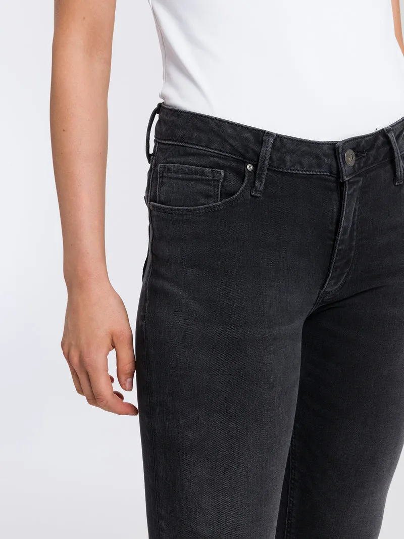 CROSS JEANS - ALAN, Skinny Fit, Mid-Waist, Black
