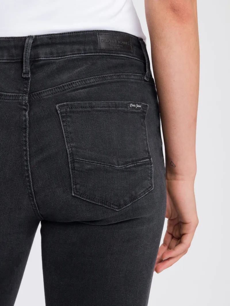 CROSS JEANS - ALAN, Skinny Fit, Mid-Waist, Black