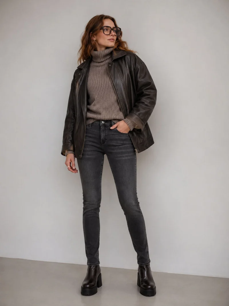 MAVI - SOPHIE, Slim Skinny Fit, Mid-Waist, Smoke Memory