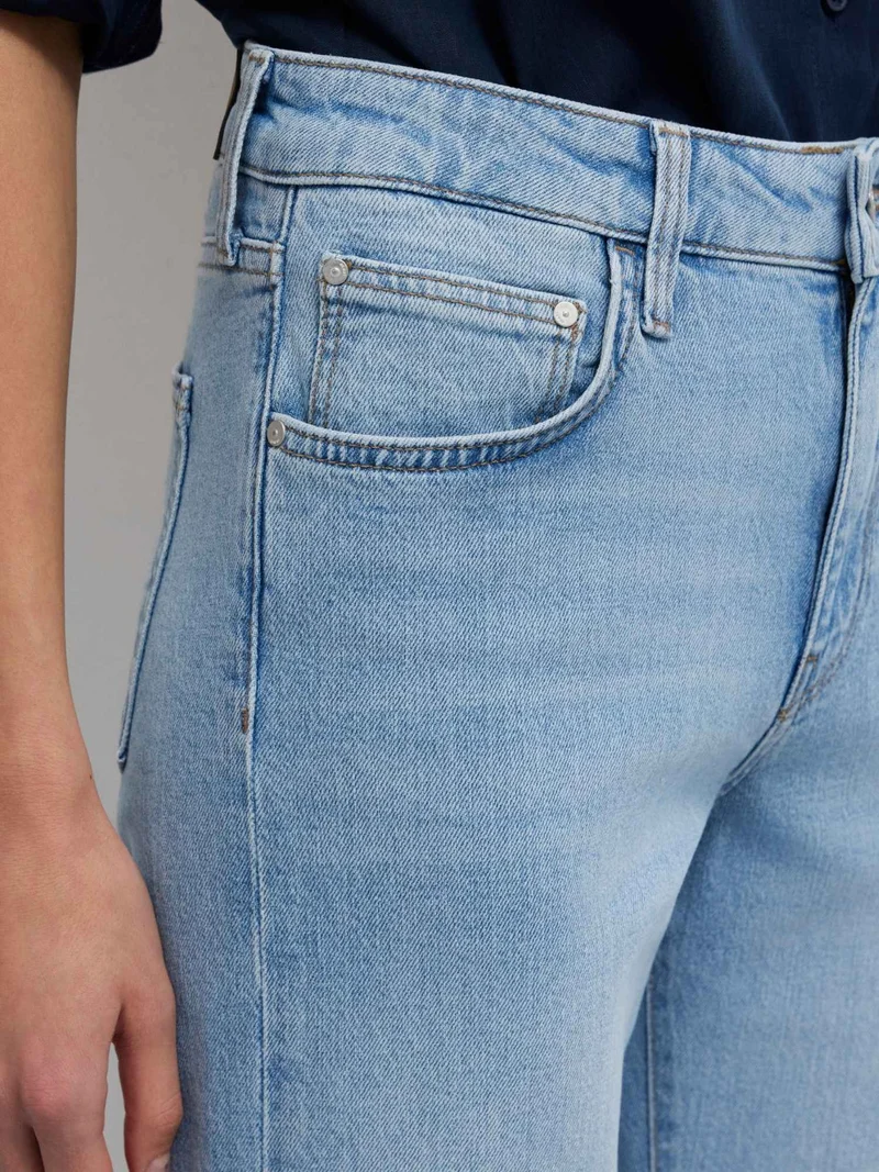 MAVI - IBIZA, Loose Straight, Mid-Waist, LT Brushed 90's