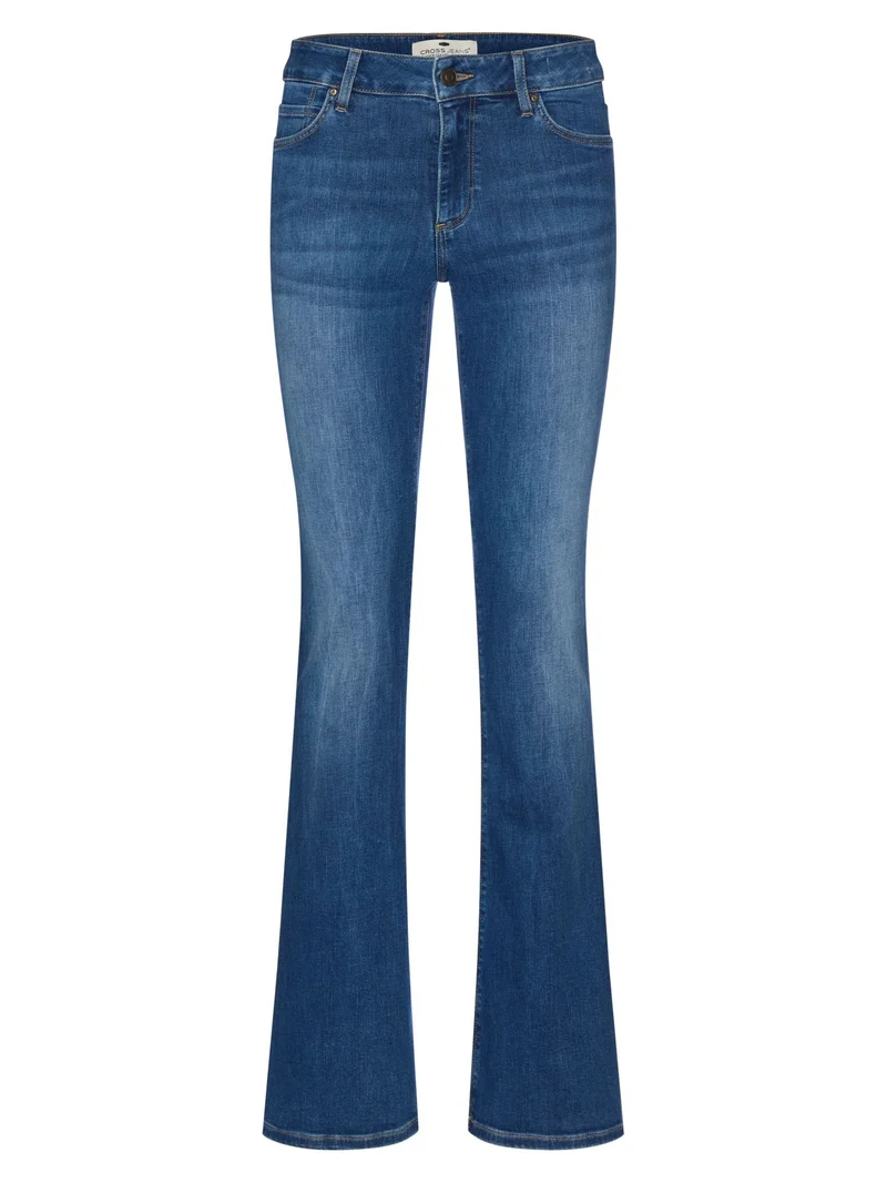 CROSS JEANS - FAYE, Bootcut, High-Waist, Mid Blue