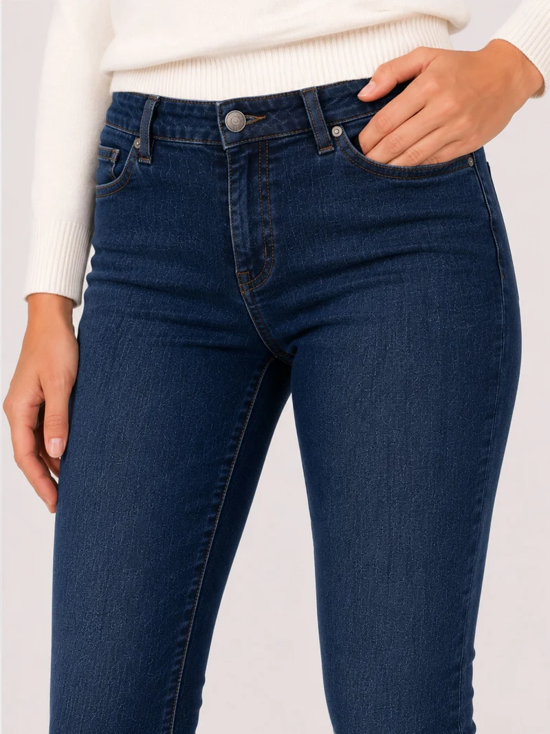 MAC - MELANIE, Straight Fit, High-Waist, Trendy mid Blue