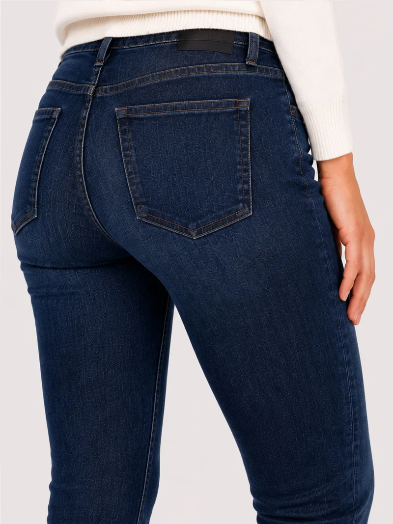 MAC - MELANIE, Straight Fit, High-Waist, Trendy mid Blue