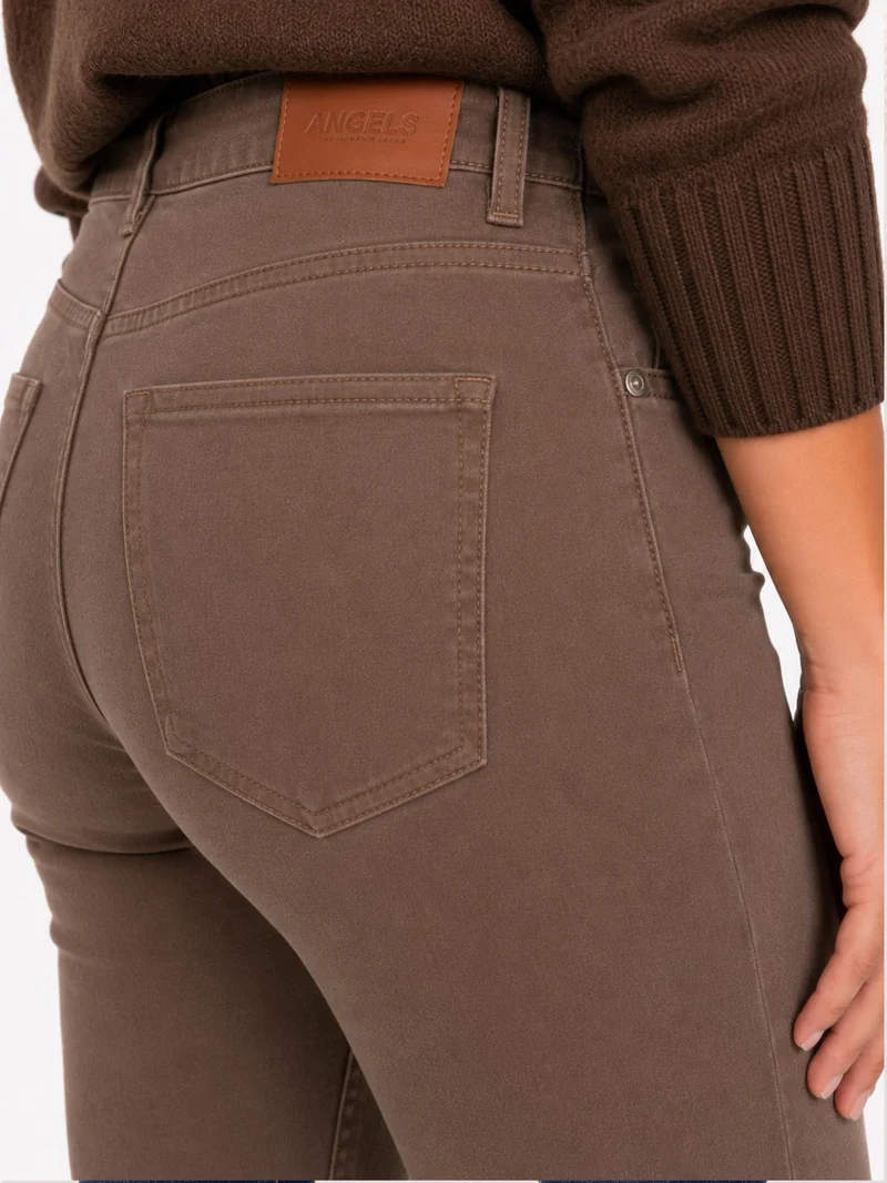 MAC - MELANIE, Straight Fit, High-Waist, Light Tree Bark