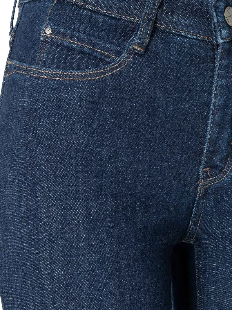 MAC JEANS - DREAM BOOT, Mid Waist, Mega flex Denim Light Bootcut Jeans, Dark Blue