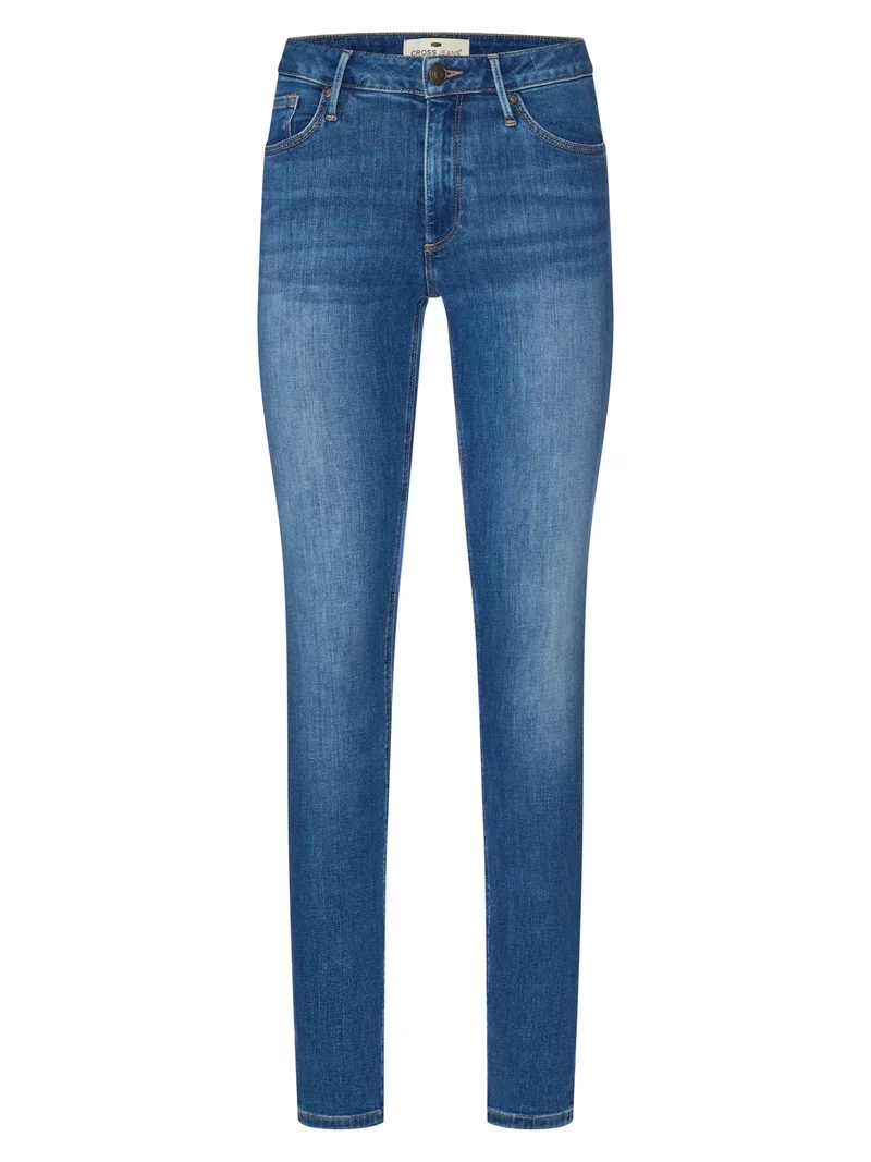 CROSS JEANS - ALAN, Skinny Fit, Mid-Waist, Mid Blue